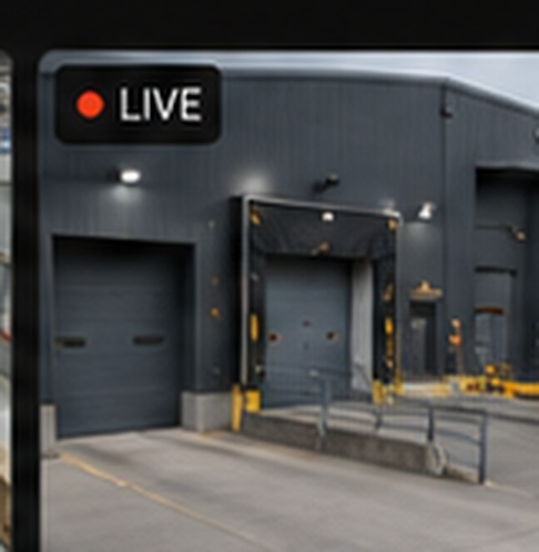 Loading area during business operations